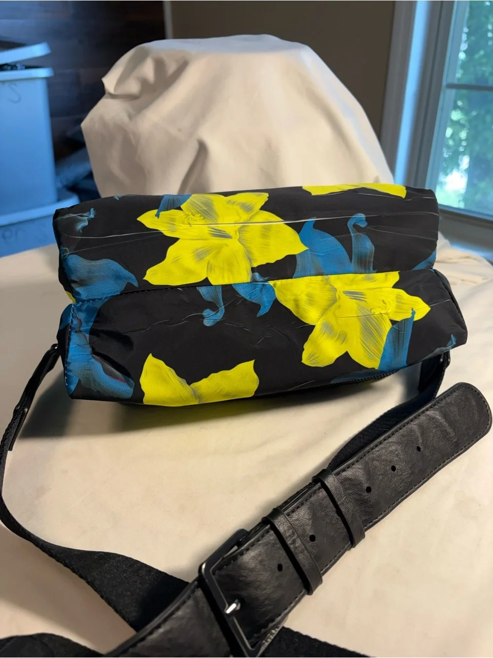 Desigual Jade Venecia Black Floral Crossbody Bag